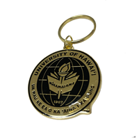Keychain Brass Plated UH Seal