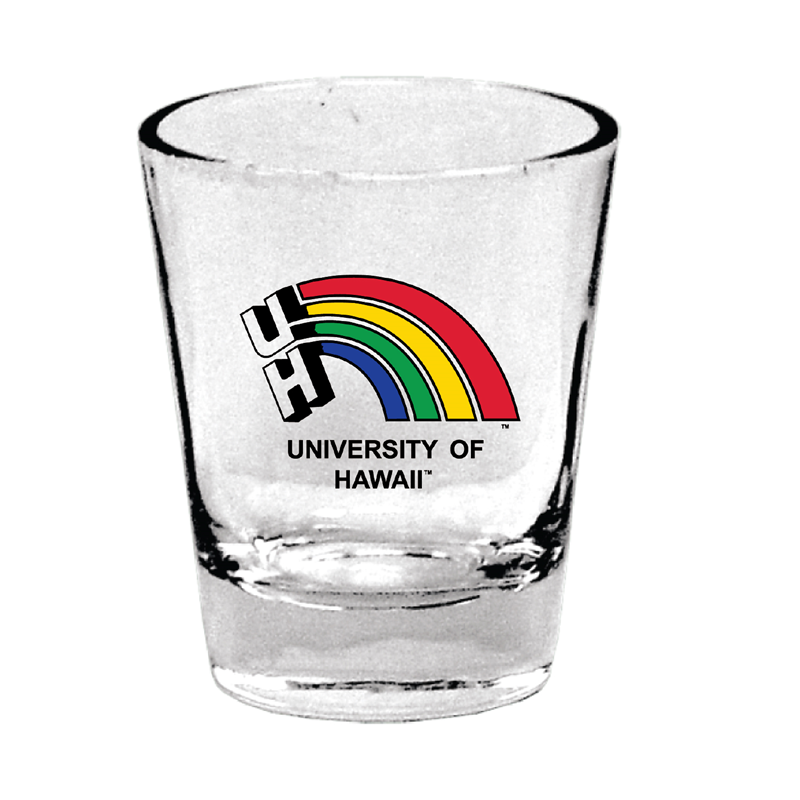 Shotglass - UH Retro Rainbow 1.5oz (SKU 1483289524)