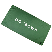 Ports + Paws Go 'Bows Beach Towel Vintage Rainbow