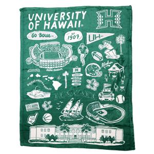 Blanket Hawai'i Impressions Soft Minky 36"x48"