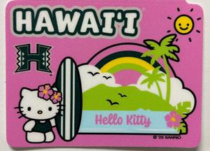 Sticker B84 Hello Kitty Gone Surfing