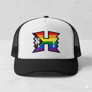 H Logo Pride Foam Trucker Hat