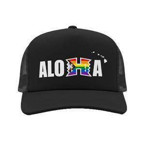 Aloha H Islands Pride Trucker Hat