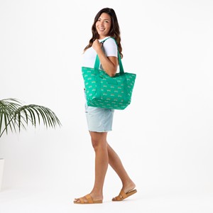 Aloha Collection VIntage Rainbow Zipper Tote