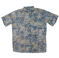 Reyn Spooner Tapa Montage Aloha Shirt