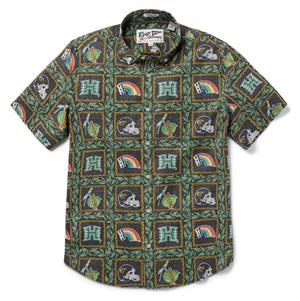 Reyn Spooner Retro Block Spooner Kloth Aloha Shirt (Tailored Fit)