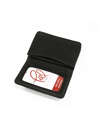 Leather Business Card Holder H Logo