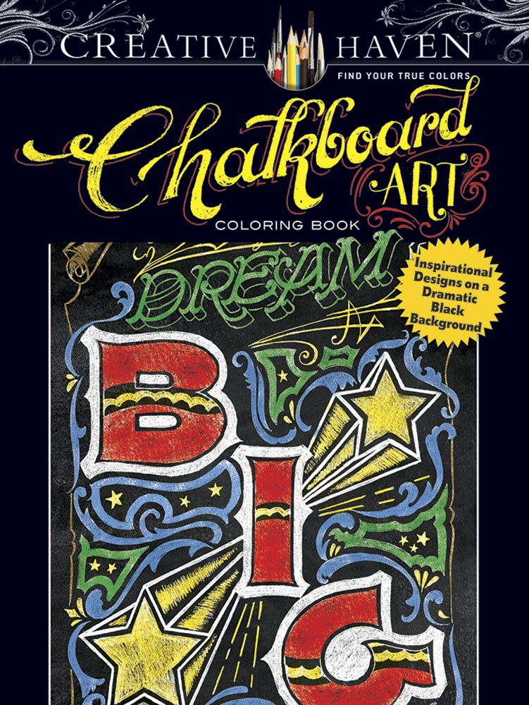 CHALKBOARD ART CREATIVE HAVEN COLORING BOOK (SKU 11171362260)