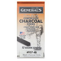 Charcoal Compressed Sticks 12ct