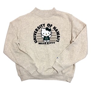 Women's Blue84 Hello Kitty Oversize Shine Mock Crew