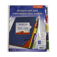 Divider Index 1-Pkt 5 Tabs