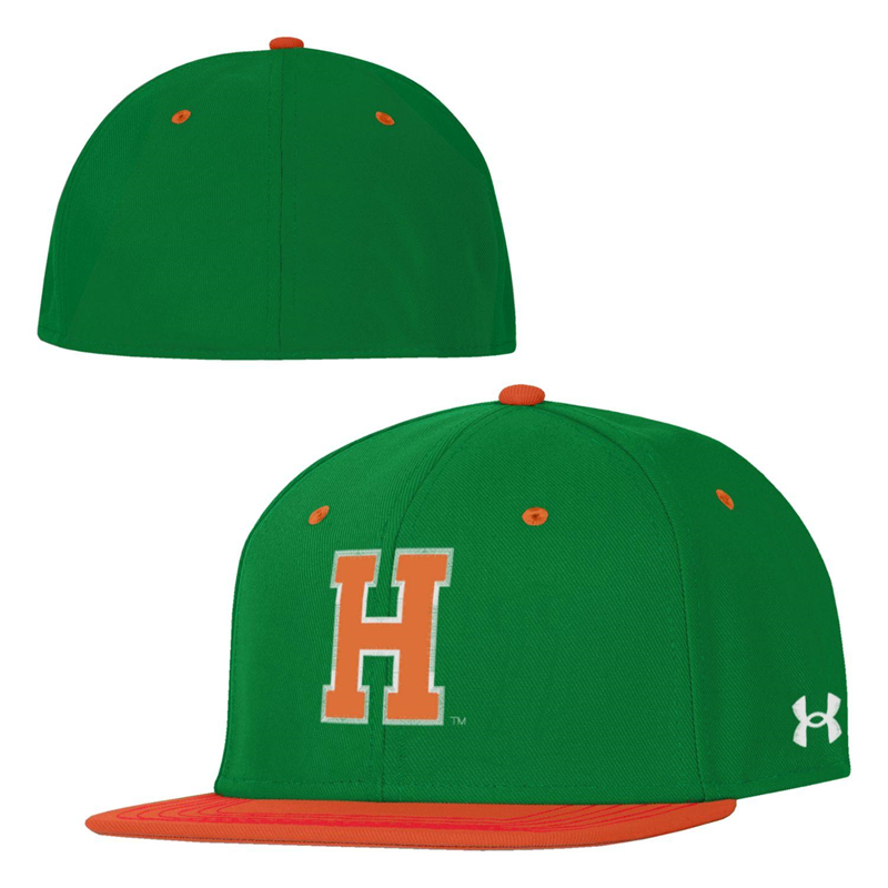 Under Armour Vintage H Baseball Fitted Flatbill Hat