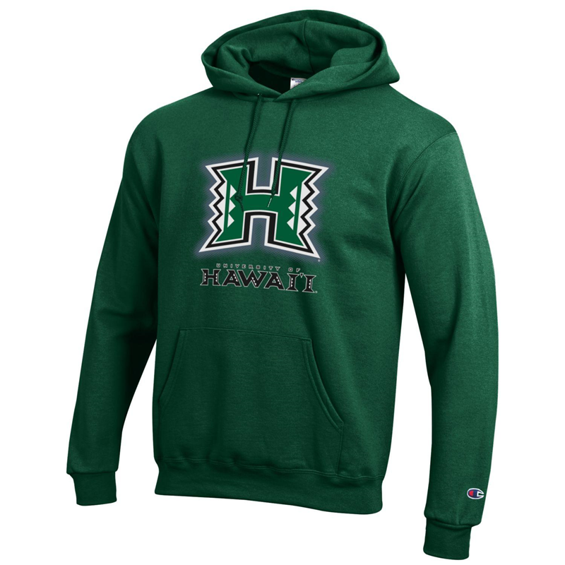 Champion University of Hawai i Glow Hoodie University of Hawai i Manoa Bookstore