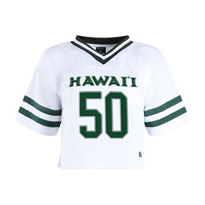 Women's Hype and Vice Kelly's Cropped Football Jersey