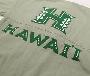 Spirit Jersey Hawai'i H Fullzip Puff Print Jacket