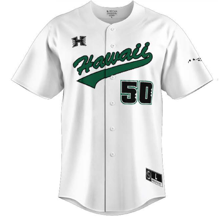 Prosphere #50 Replica Baseball Jersey  University of Hawai'i Manoa  Bookstore