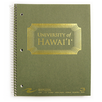 UH 3-Subject Notebook