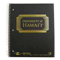 UH 3-Subject Notebook