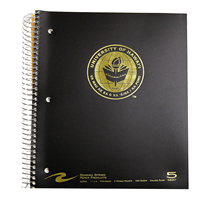 UH 5-Subject Seal Logo Notebook