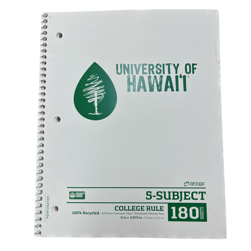 UH 5-Subject Recycled Notebook (SKU 1148749456)