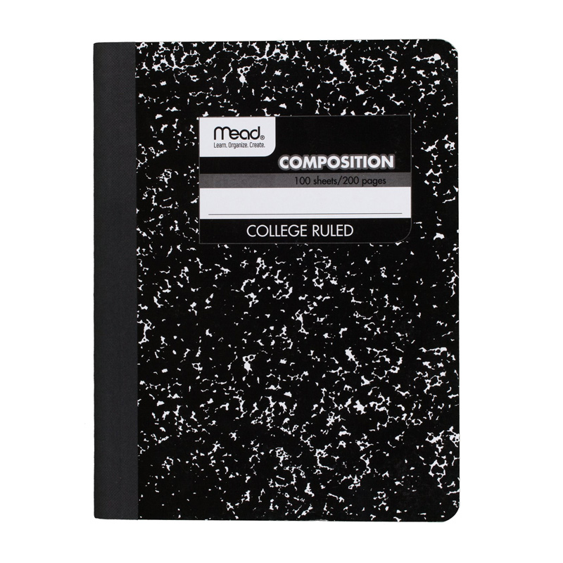 Notebook Marble 100ct College Ruled (SKU 1147868356)