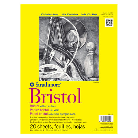 Bristol Paper Pads Series 300, Regular, 9"x12" (SKU 11560197133)