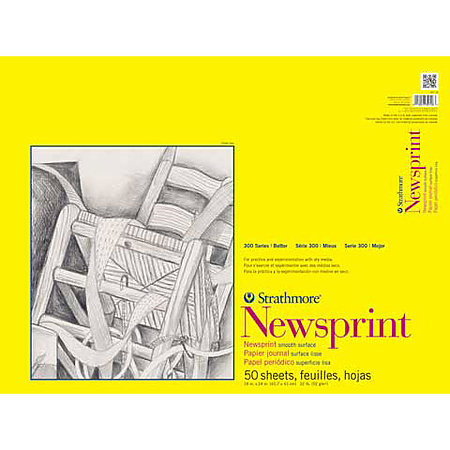 Newsprint Paper Pad 300 Series, Smooth, 18" x 24" (SKU 11560302225)