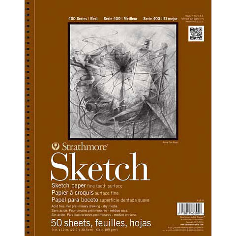 Sketch Paper Pads 400 Series, 9" x 12" (SKU 11560531133)