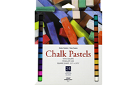 Pro Art Chalk Pastel Set, 24-Color Set