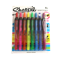 Sharpie Highlighter Assorted Retractable 8pk