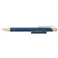 Pen Souvenir Armor Gold Kapa Hawai'i