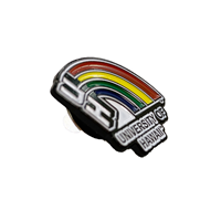 Lapel Pin Retro Rainbow