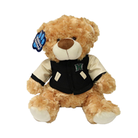 Plush Letterman Jacket Bear