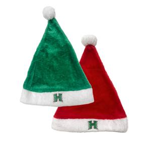 H Logo Plush Santa Hat