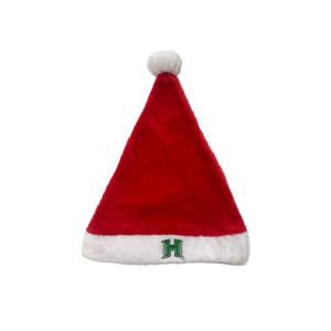 H Logo Plush Santa Hat