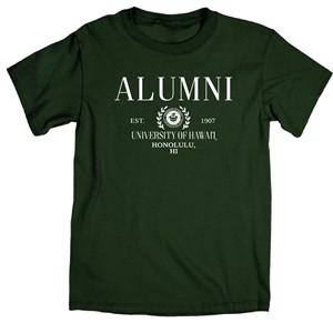 Blue84 Alumni UH Seal Laurel Leaves Shirt