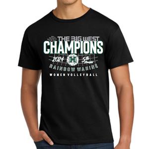 2024 Wahine Volleyball 5th Straight Big West Champions Performance Shirt