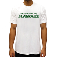 University of Hawai'i Kapa White Cotton Shirt