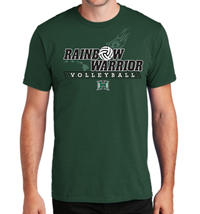 Rainbow Warrior Volleyball Tribal Flame Soft Shirt