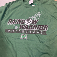 Rainbow Warrior Volleyball Tribal Flame Soft Shirt