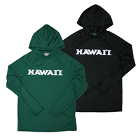 Cooling Performance Long Sleeve Hooded Hawai'i Shirt