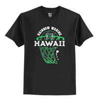 Rainbow Wahine Basketball Net Shirt