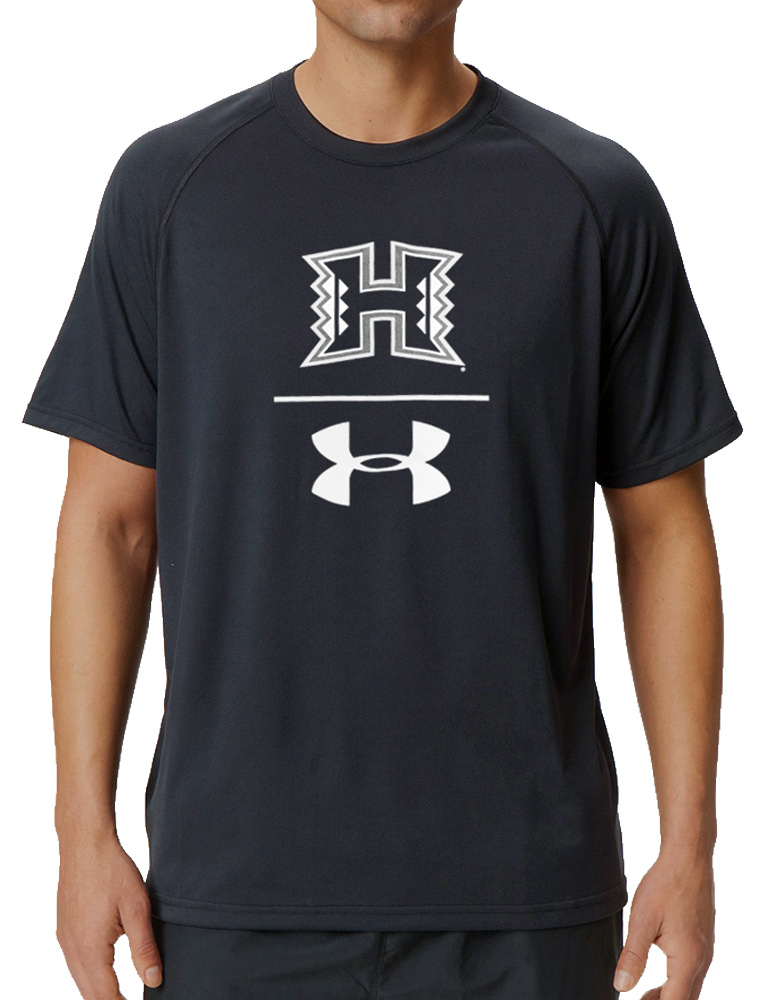 Under Armour H Over Ua Logo Tech Shirt University Of Hawai I Manoa Bookstore