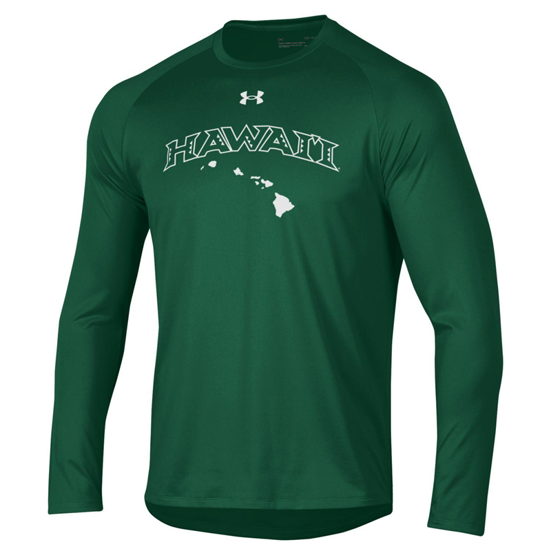 Under Armour Long Sleeve Hawai i Islands Performance Shirt University of Hawai i Manoa Bookstore