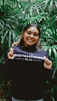 Sistahhood Logo Hooded Sweatshirt