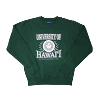 Blue84 UH Leaves Seal Logo Crew Sweatshirt