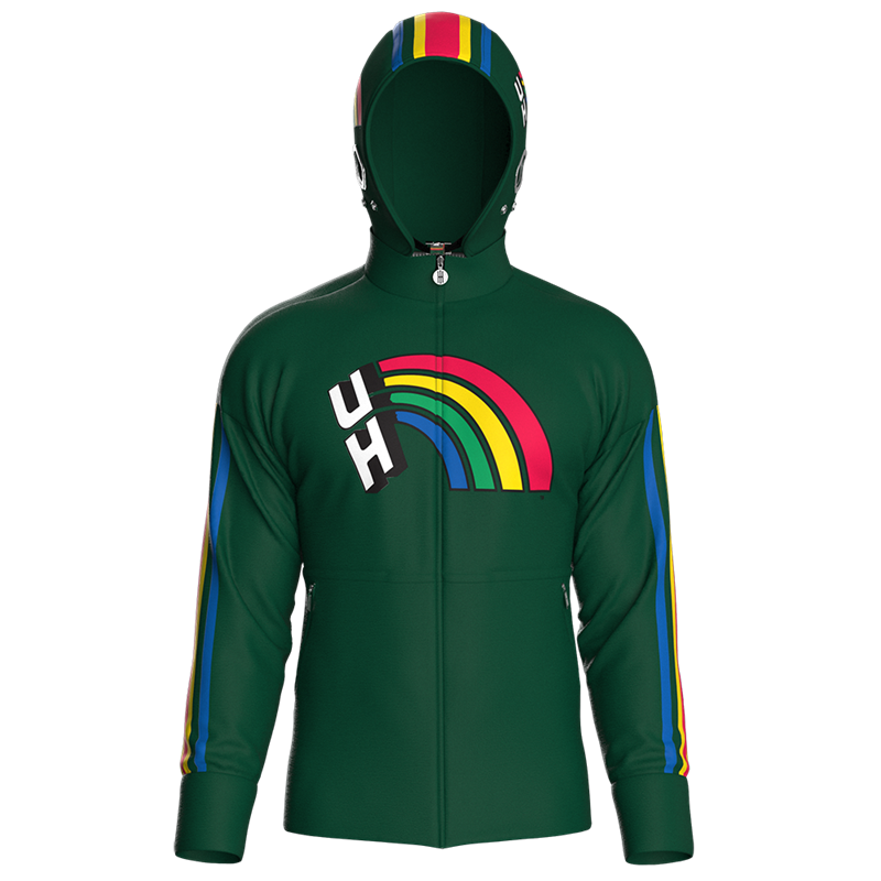 Helmet Hoodie Fullzip Vintage Rainbow Jacket (SKU 148346394)