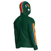 Helmet Hoodie Fullzip Vintage Rainbow Jacket