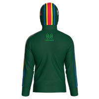 Helmet Hoodie Fullzip Vintage Rainbow Jacket