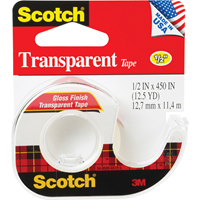 Scot Transparent Tape in Handheld Dispenser